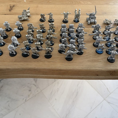 Warzone metal miniatures used, set of 64