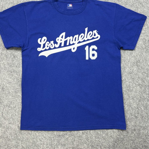 MLB Los Angeles Dodgers Andre Ethier 16 Blue Baseball Tee used, size M