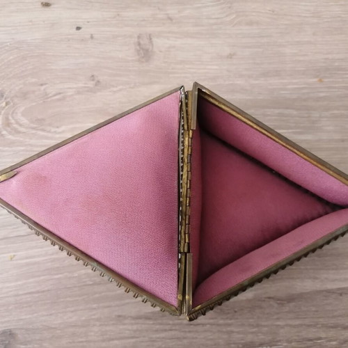 Jewelry box Russian old used with minor damages