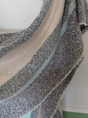 Scarf used, multicolored