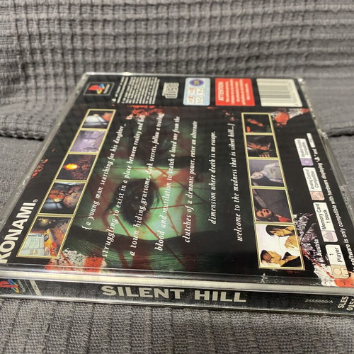 Silent Hill PlayStation 1 case and manual used, missing CD
