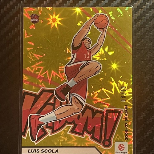 Luis Scola Gold Kaboom! Euroleague 2025-26 card like new
