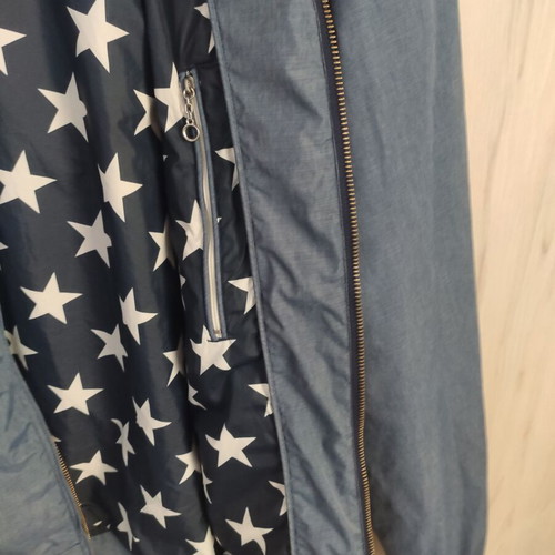 Gant men's lightweight bomber jacket dusty blue size L, M like new