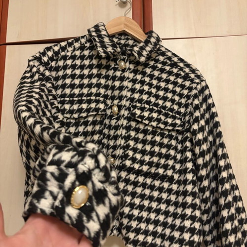 Vintage jacket cardigan H&M like new, black and white