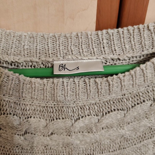 Bhs knitted sweater like new, beige, size M/L