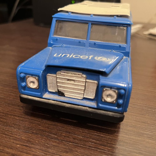 Unicef model car blue color
