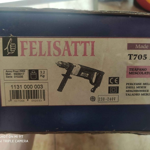 Felisatti drill 780W Italian professional T705 M new