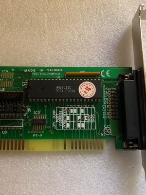 Maxconn Parallel Card Vitex LJKMP101 PCI used