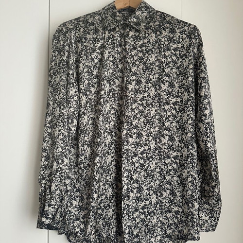 Zara oversized printed shirt new, size XS