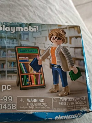 Playmobil Librarian in Closed Box