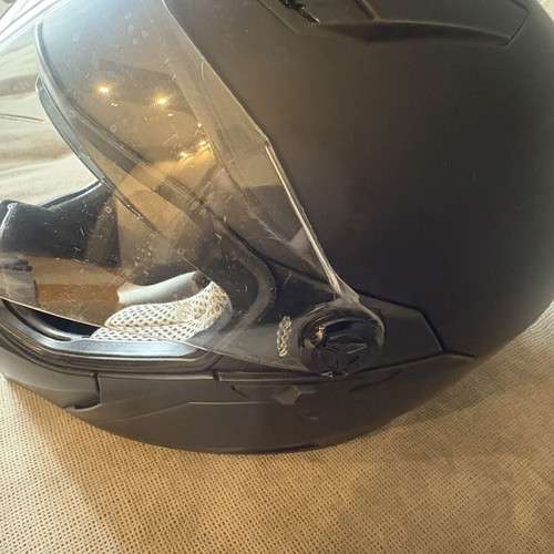 Caberg Stunt Blade full face helmet with sun visor, used, black matt, size M