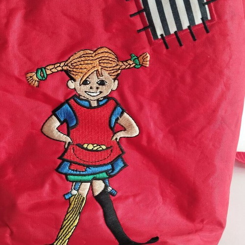Pippi Longstocking vintage backpack used