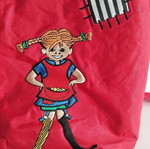 Pippi Longstocking vintage backpack used