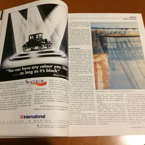 Seatrade Monthly Review October 1992 like new
