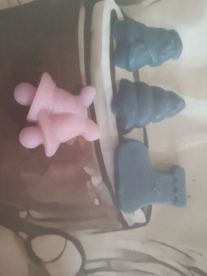 Christmas candles like new