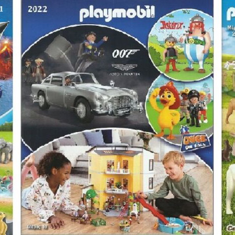 Playmobil catalogs 2021, 2022, 2023 like new