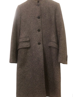 Tombolini tweed παλτο μεταχειρισμένο, μέγεθος Μ, γκρι, μαλλινό