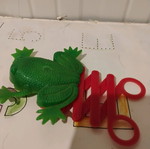 Vintage Frog Toy used