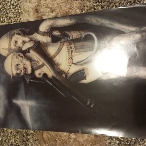 H.R Giger posters used, set of 4 pieces