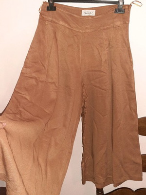 Αέρινη παντελόνα S σαν καινούργιο, καφέ πορτοκαλί