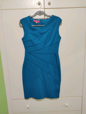 Sleeveless blue dress Allegra Carmine size 10 used