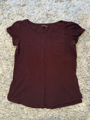 Bershka T-shirt like new, red, size L