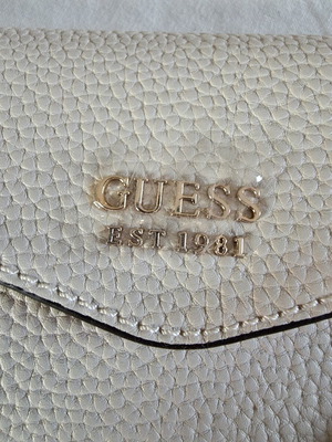 Guess Brenton wallet, ice/cream color, 18x10 cm