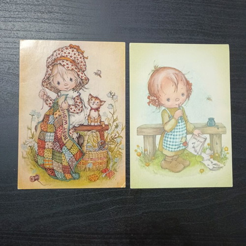 Vintage Hallmark Betsey Clark postcard set of 2