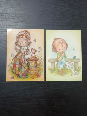 Vintage Hallmark Betsey Clark postcard set of 2
