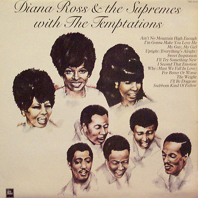 Diana Ross & The Supremes With The Temptations vinyl record used, R&B / Soul