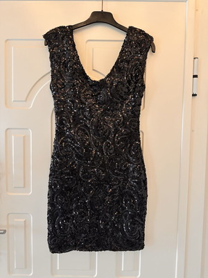 Evening dress, black, size medium