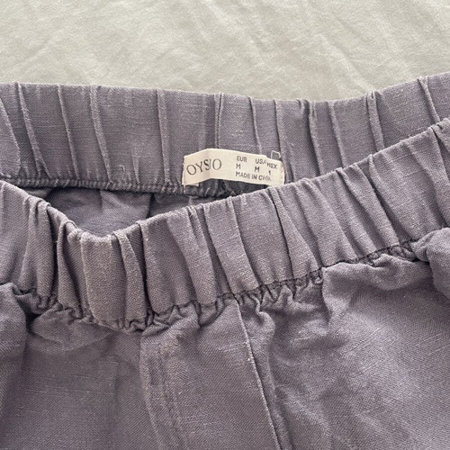 Crop Top Gym Work and Linen Shorts Oysho used, size M