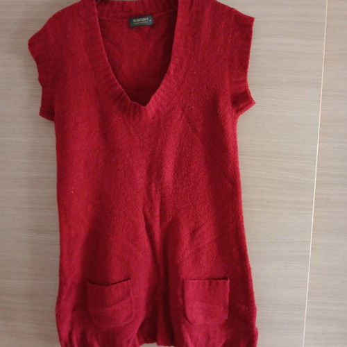 Sarah Lawrence women's blouse used, size M, red