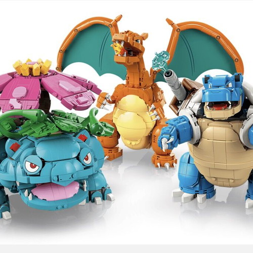 Lego Pokemon Venusaur Charizard and Blastoise new, sealed