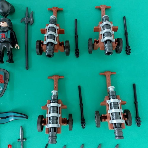 Playmobil Falcon Knights used with working cannons