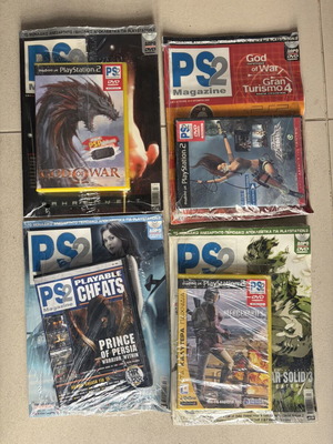 PS2 Magazine Greek issues with sealed demo discs