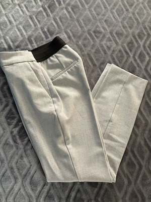 Zara γυναικείο παντελόνι basic γραμμή με λάστιχο πίσω σαν καινούργιο, γκρι, μέγεθος XS