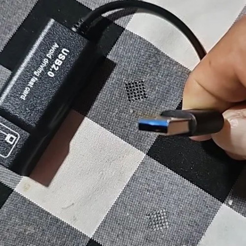 Ethernet USB adapter for computer and laptop with 100 Mbps internet port