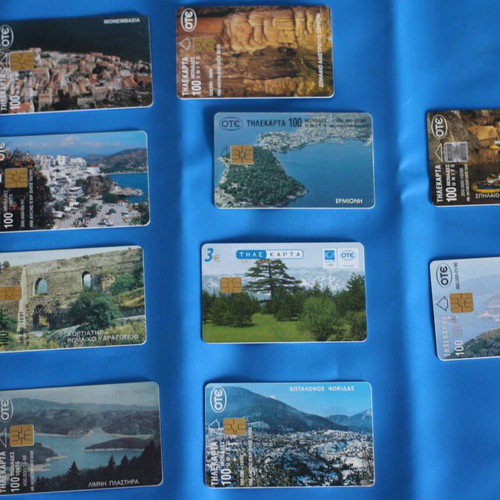 Open used phone cards, pack of 110 pieces