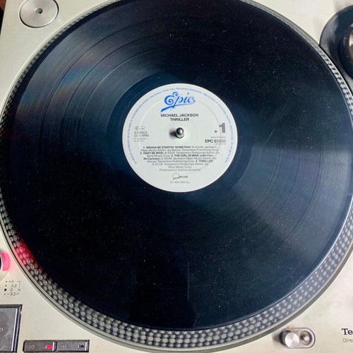 Michael Jackson Thriller vinyl LP album, imported