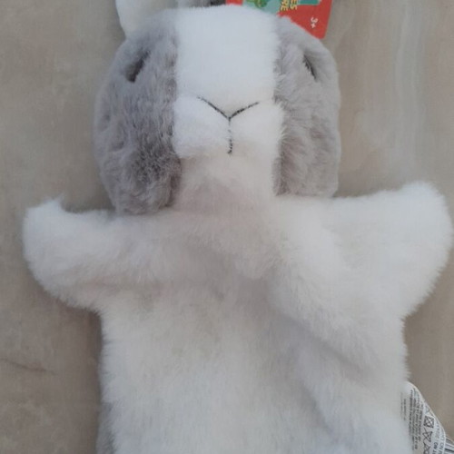 Rabbit hand puppet new for puppet theatre