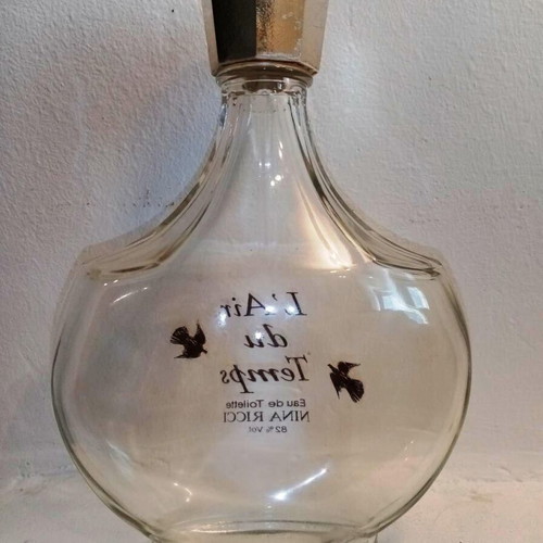 L'air du Temps Nina Ricci Eau de toilette used, large collectible 425 ml bottle