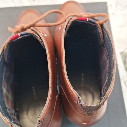 Tommy Hilfiger Women's Leather Ankle Boots used, brown, size 40