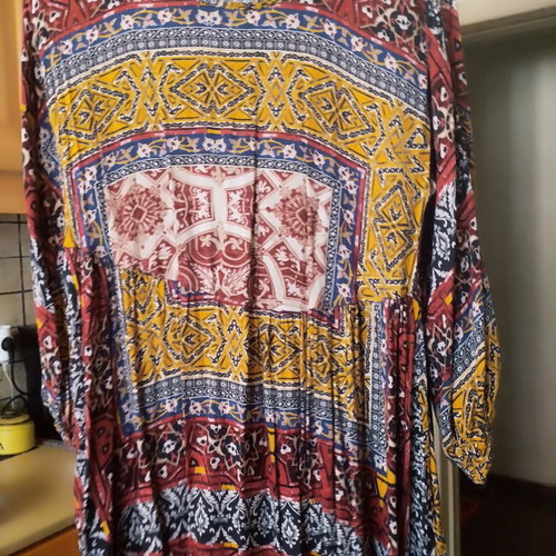 Regalinas ethnic dress used, colorful, size S