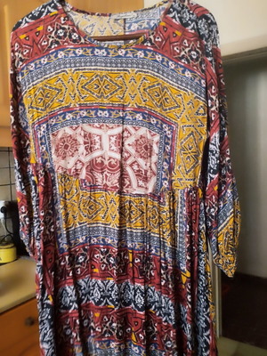 Regalinas ethnic dress used, colorful, size S