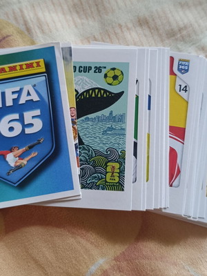 Panini 2026 FIFA 365 base stickers pack of 44, like new