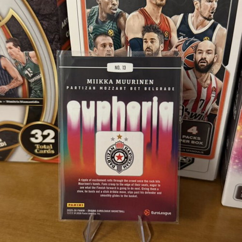 Panini Origins Miikka Muurinen 2025-26 Euphoria card new