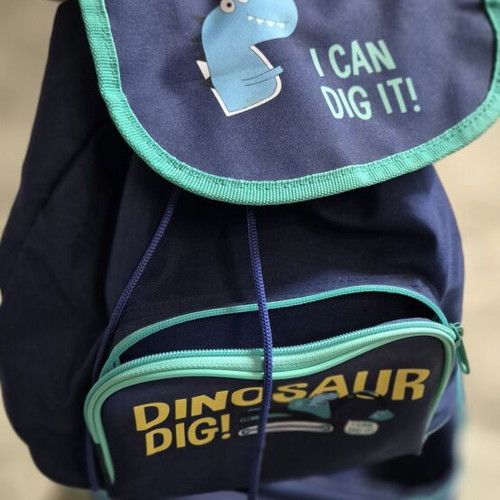 Children's suitcase used with 2 matching bags, blue