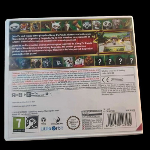 Kung Fu Panda Showdown of Legendary Legends Nintendo 3DS game like new