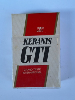 Keranis cigarettes pack used, full